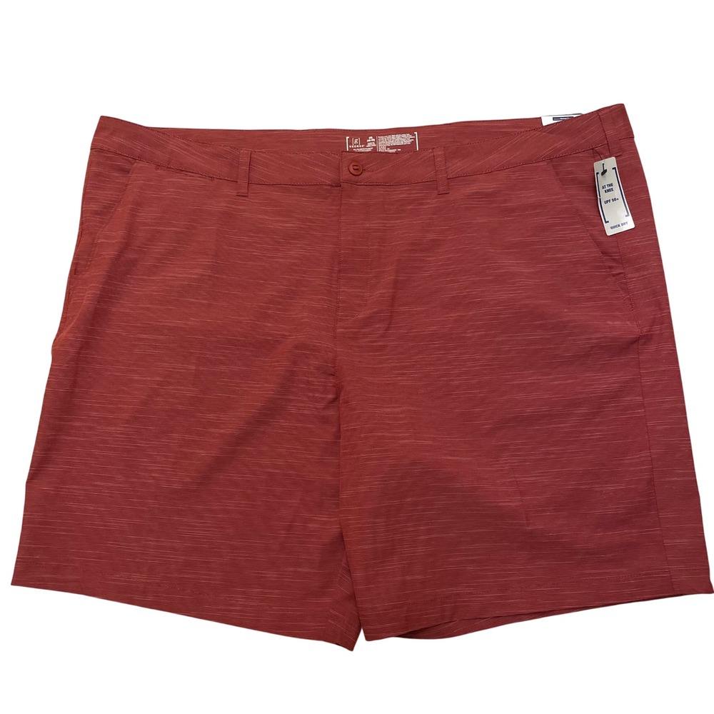 George Hybrid Swim Mens Size 3XL Shorts Red At The Knee Quick Dry UPF 50+‎